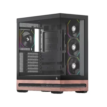 TAG Gamerz Stellar Prime ARGB E-Atx Mid Tower Cabinet Black (TG-C-Stellar Prime-B)