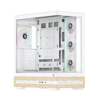 TAG Gamerz Stellar Prime ARGB E-Atx Mid Tower Cabinet White (TG-C-Stellar Prime-W)