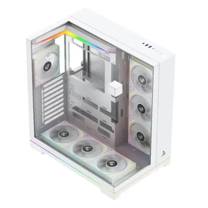 TAG Gamerz Supernova ARGB EATX Mid Tower Cabinet White (TG-C-Supernova-W)