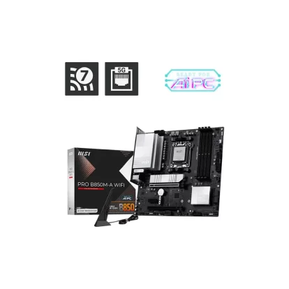 MSI Pro B850M-A WiFi AM5 Micro ATX Motherboard