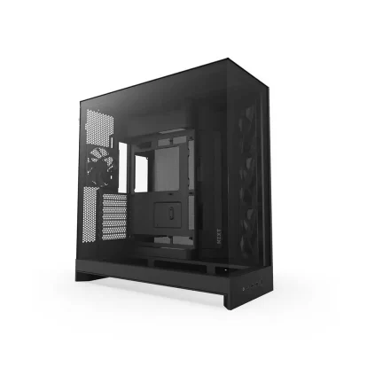 NZXT H9 Flow Dual Chamber Mid Tower ATX Airflow Cabinet Black (CM-H92FB-01)