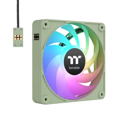 Thermaltake CT120 EX ARGB Sync Cabinet Fan Matcha Green 3-Fan Pack (CL-F196-PL12MG-A)