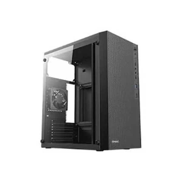 Antec st10m tg m-atx mini tower cabinet (st10m-tg-black)