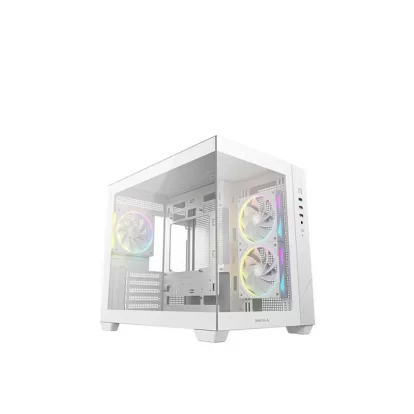 Deepcool CG330 3F Micro ATX Mid Tower Cabinet White (R-CG330-WHNGM3-G)