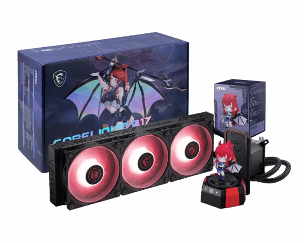 Msi coreliquid a17 mlg edition 360mm argb cpu liquid cooler-box view