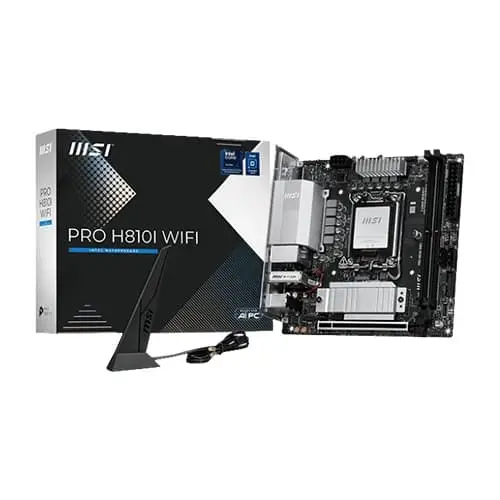 Msi pro h810i wifi7 ddr5 m-itx motherboard (pro-h810i-wifi)