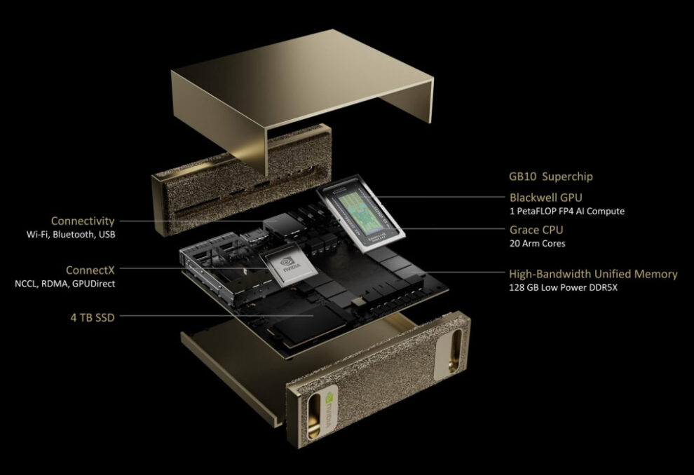 NVIDIA DGX Spark Desktop AI Computer – ARM Cortex X925-128 GB – 4 TB ...
