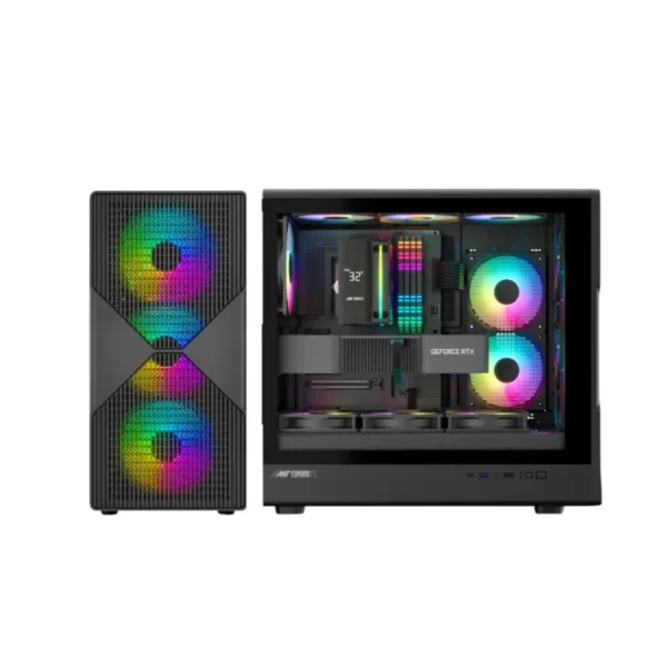 Ant esports titan fe argb mid-tower gaming cabinet