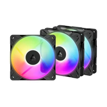 Arctic P12 Pro Reverse A-RGB Cabinet Fan (Triple Pack) Black (ACFAN00333A)