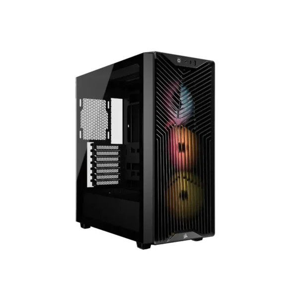 Corsair 3200d rs argb mid-tower atx case - black
