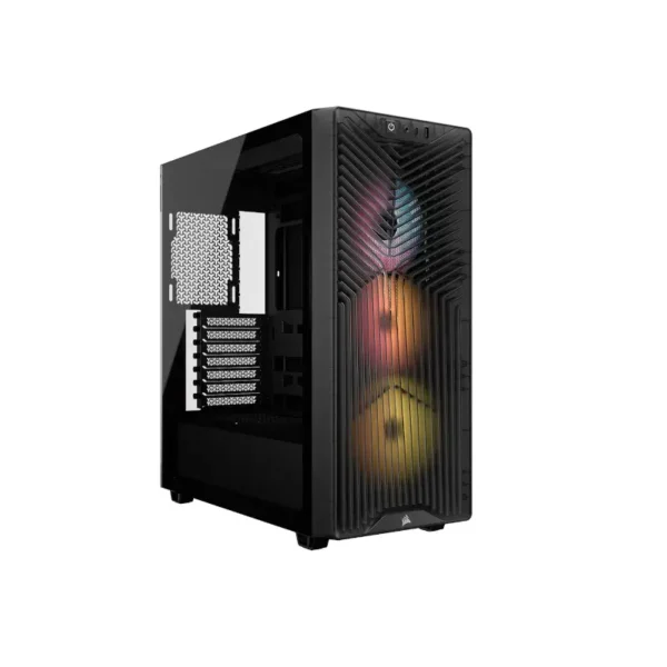 Corsair 3200d rs argb mid-tower atx case - smoke