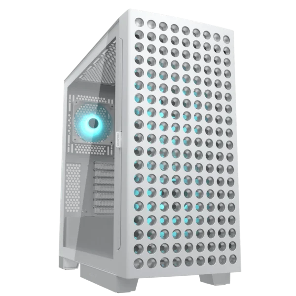 Cougar airface eco rgb white mid tower cabinet (cgr-5ya2w-rgb)