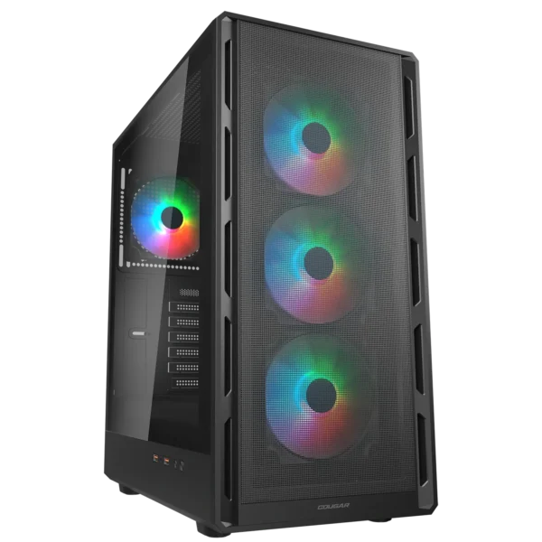 Cougar airface pure rgb mid tower cabinet (cgr-2ga5b-rgb)