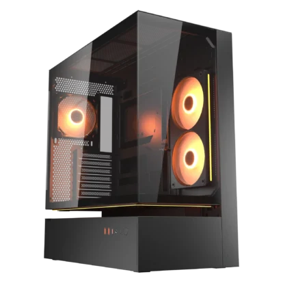 Cougar CFV235 Glass Black Mid Tower Cabinet (CGR-2DA4B)