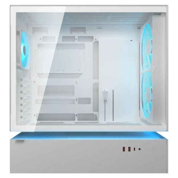 Cougar cfv235 mesh white mid tower cabinet (cfv235 mesh white)