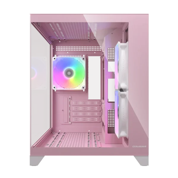 Cougar fv150 mini rgb pink mini tower cabinet (cgr-2qa6p-rgb)