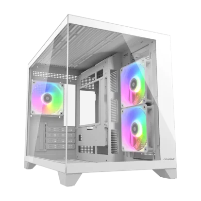 Cougar FV150 mini RGB White Mini Tower Cabinet (CGR-2QA6W-RGB)