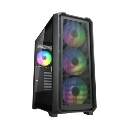 COUGAR MX600 Air Black ATX Mid Tower Cabinet (CGR-25C9B-RGB)