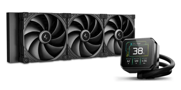 Deepcool spartacus 420 fully customisable 6th gen liquid cooler - black