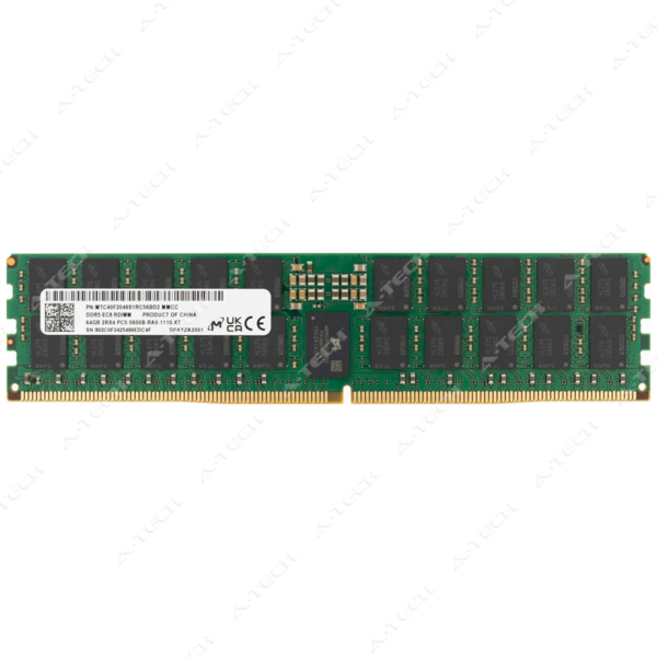 Micron 64gb ddr5 5600mhz ecc reg dimm server memory brand new