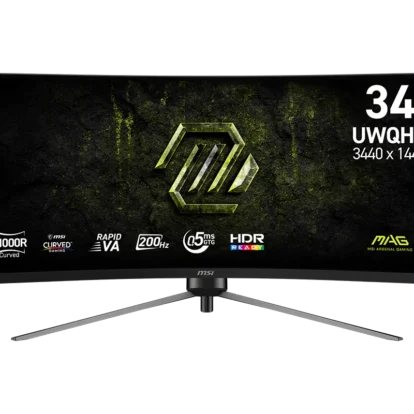 MSI MAG 345CQRF E20 34 Inch UWQHD 200Hz Curved Gaming Monitor