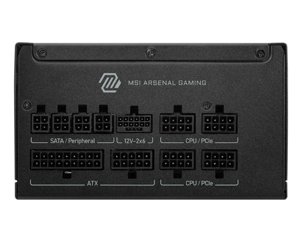 Msi mag a1000gls pcie5 gold 1000 watt atx 3. 1 fully modular power supply