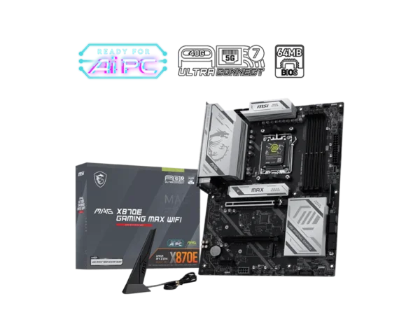 Msi mag x870e gaming max wifi atx ddr5 motherboard