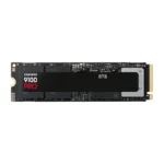 Samsung 9100 pro 8tb nvme m. 2 solid-state drive (ssd) showing edge connector and label on black pcb