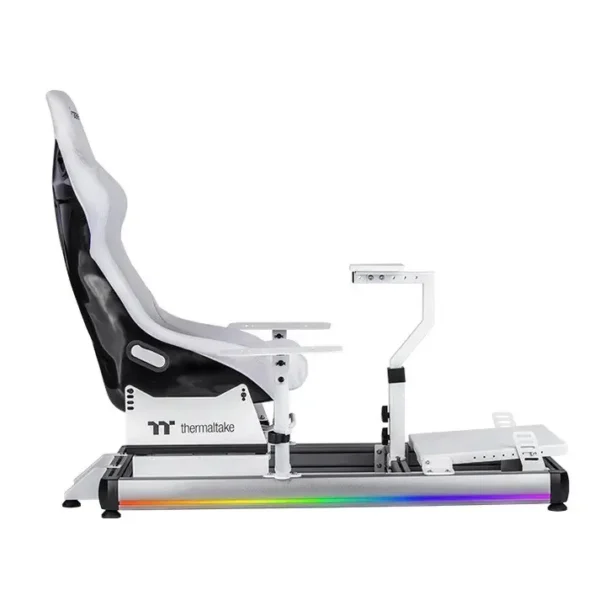 Thermaltake gf500 flight simulator cockpit snow (gsc-f50-cpaswh-01)