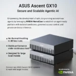 Asus ascent gx10 two-stack server for secure, scalable ai with nvidia acceleration; highlights no throttling in 48 hours, stable performance under load, and large local models.