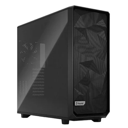 Fractal design meshify 2 xl tg light tint ssi-eeb full tower case (fd-c-mes2x-02) Black mid-tower pc case with tempered glass side panel and vented front mesh.