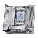 Msi motherboard with lga cpu socket, large heatsink area and multiple pcie/ram slots visible