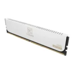 White ram memory module with a gold connector, branded t-create expert, shown at an oblique angle.