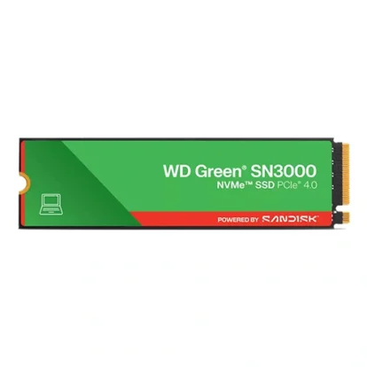 WD Green SN3000 NVMe PCIe 4.0 M.2 SSD by SanDisk (green label)