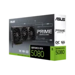 3d rendering of asus geforce rtx graphics card boxes, showing 'prime' branding and nvidia logos against a dark background, angled perspective.