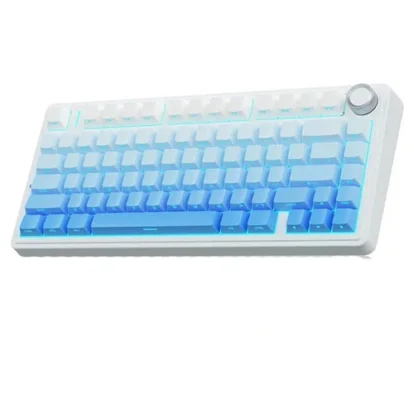 Aula F75 Side Engraved Keycaps Wireless Tri Mode RGB 75 Percent Mechanical Gaming Keyboard