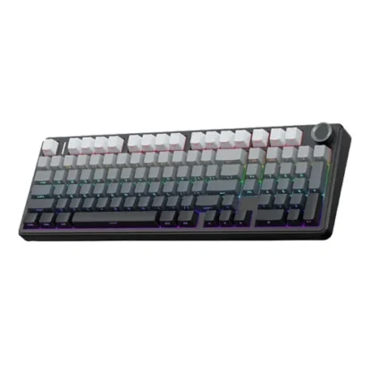 Aula F99 Pro Side Engraved Keycaps Wireless Tri Mode RGB Mechanical Gaming Gradient Gray Keyboard