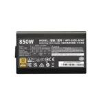 850w switching power supply unit (model mpx-8505-afag) for a pc system with certification logos on the label.