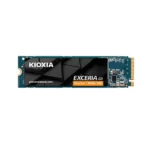Kioxia exceria g3 nvme pcie 5. 0 m. 2 solid-state drive with a black geometric label