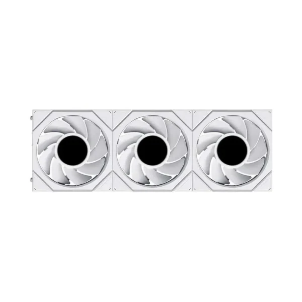 Lian li uni fan tl lcd flex 120mm reverse blade cabinet fan 3 pack white (g9f-12rtllcd1f3w-in)