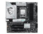 Msi gaming motherboard with a large dragon-logo heat sink on the left, cpu socket in center, eight memory slots on the right, and multiple pcie slots at the bottom.