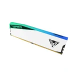 Viper ddr4 desktop ram module with teal-to-blue gradient heat spreader, gold contact edge, and logo.
