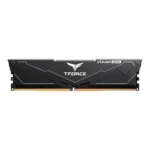 T-force vulcan ddr5 memory module with a black heat spreader by teamgroup (ram stick)