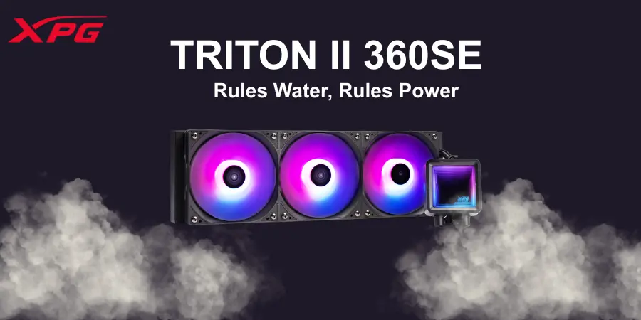 Xpg triton ll 360se rules water,rules power banner